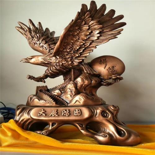 生产厂家供应小型铜麒麟 貔貅雕塑 铜雕纯铜工艺品家居办公摆件